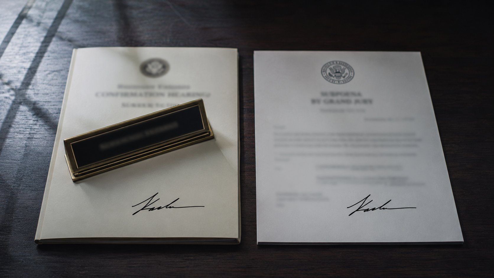 Jay Clayton went after the reporters who exposed the President's undefended gift plane — not the men who put him on it. Today you vote to make him Director of National Intelligence.